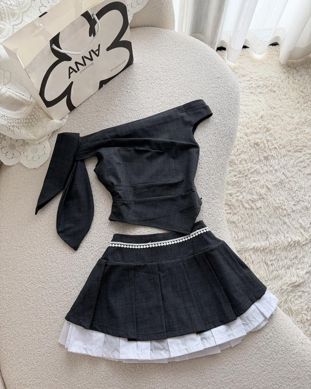 Noir Check Set