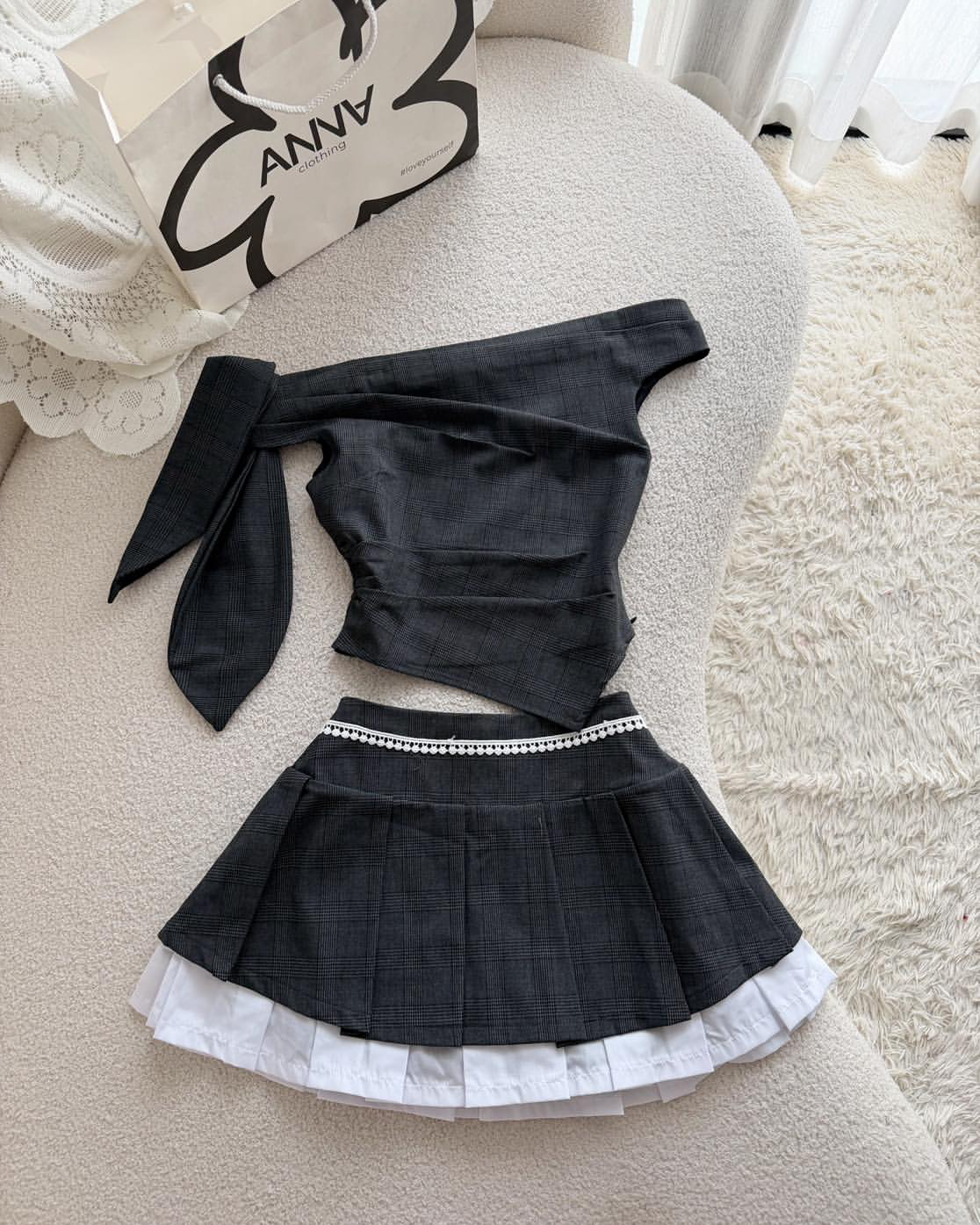 Noir Check Set