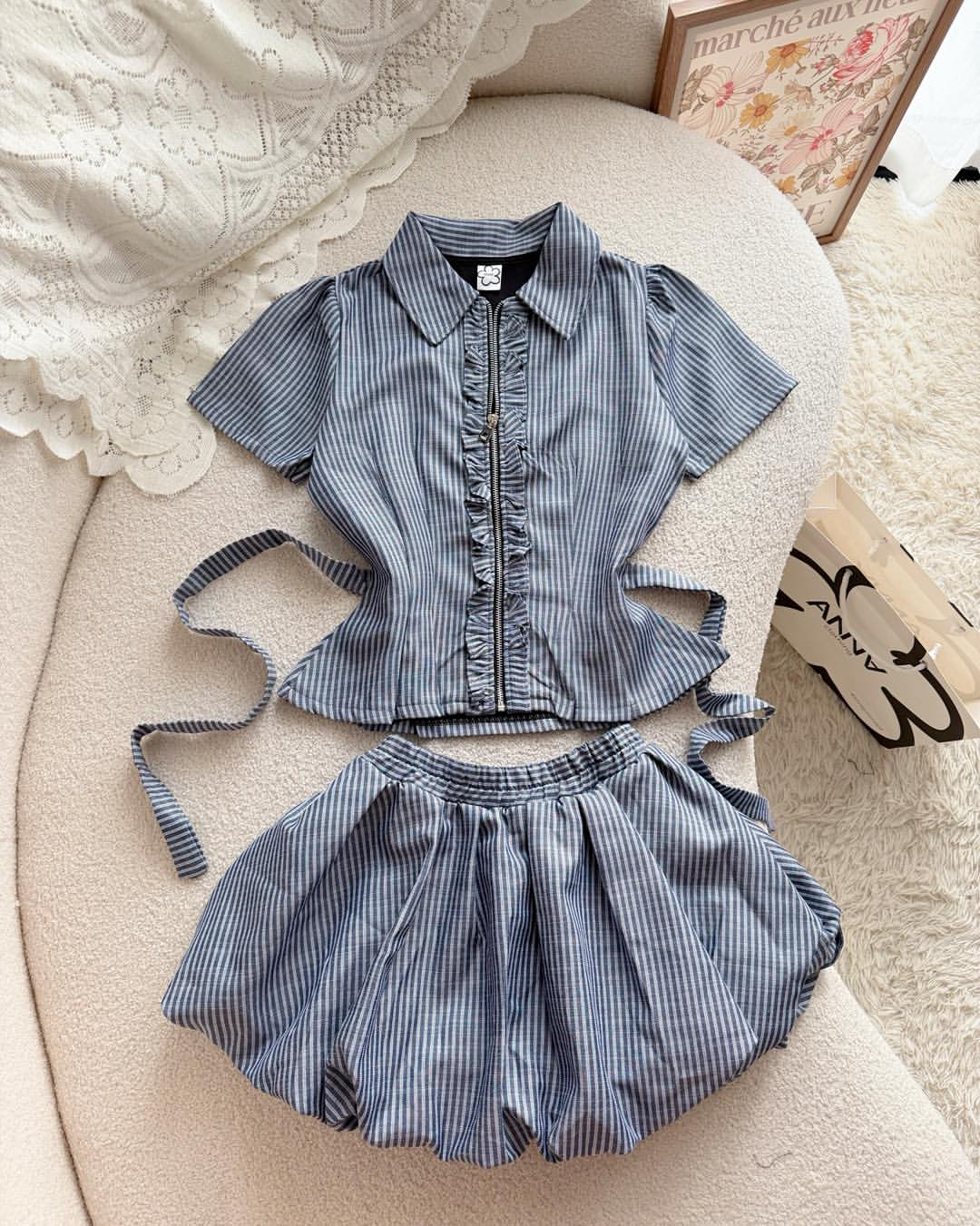 Claire Stripe Set