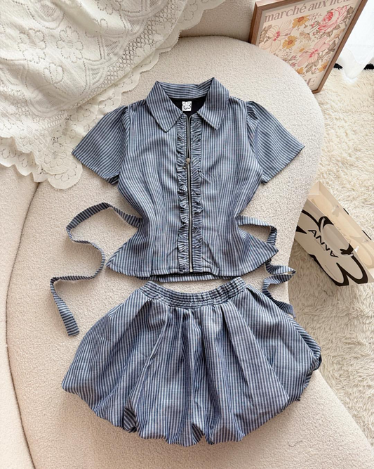 Claire Stripe Set