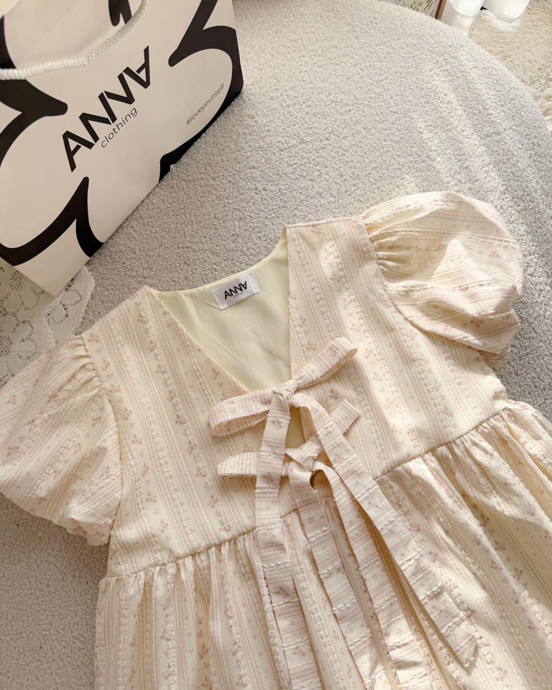 Rosé Lace Dress