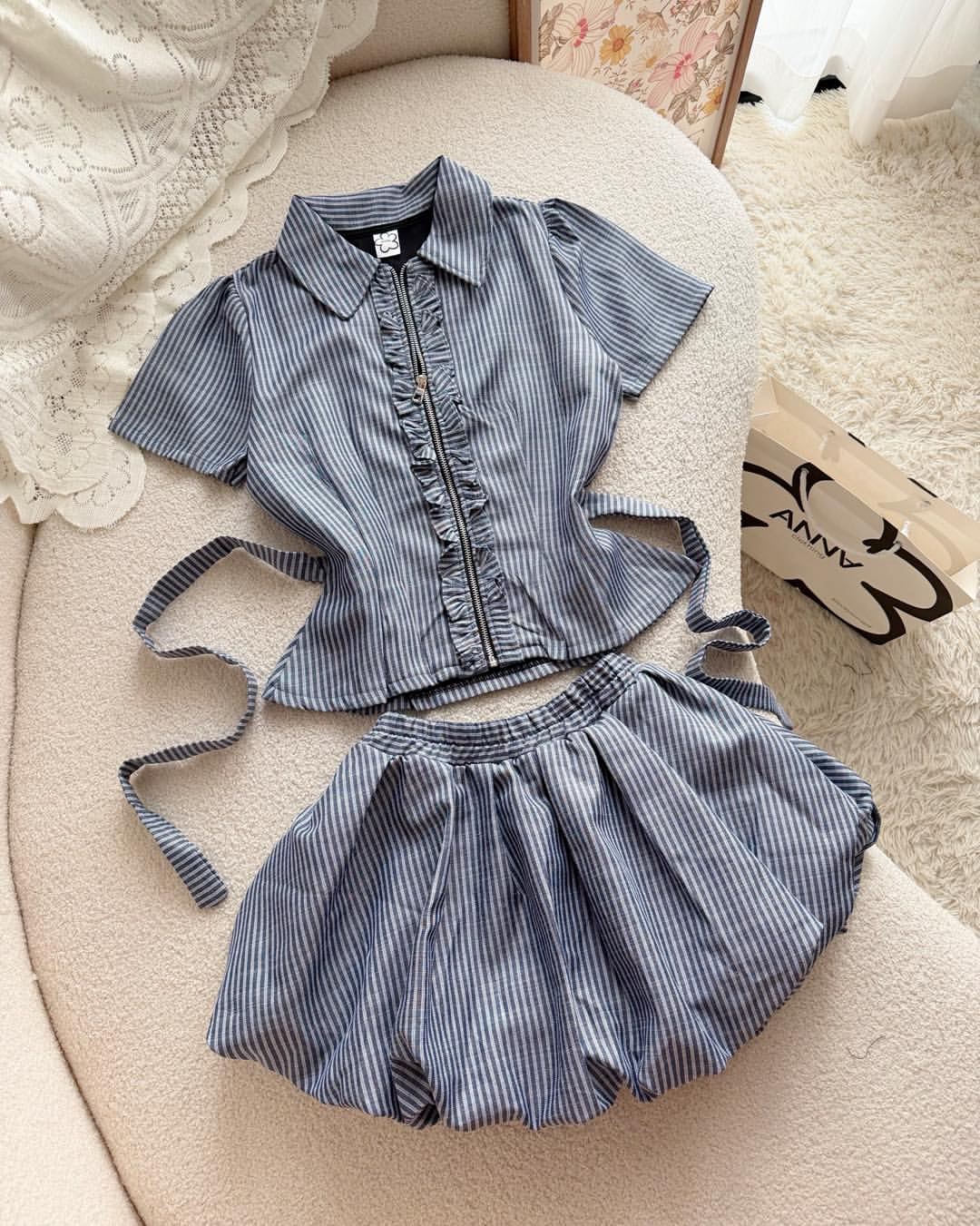 Claire Stripe Set