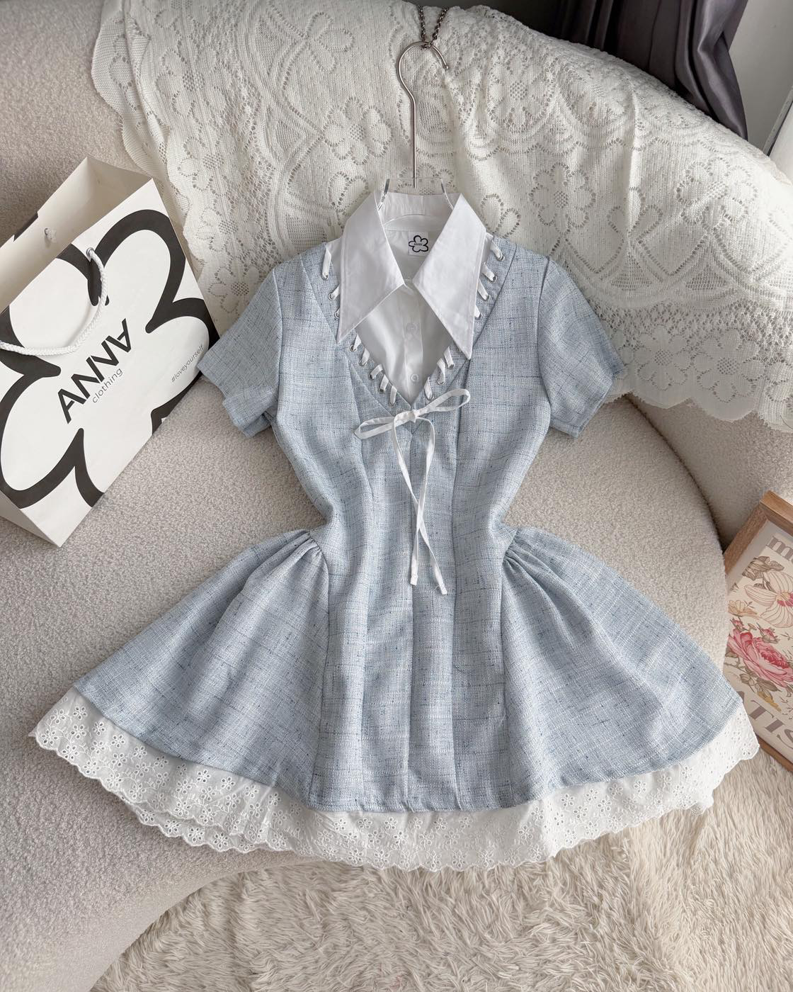 Celeste Ribbon Dress
